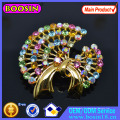 3 couleurs strass arc broche en gros